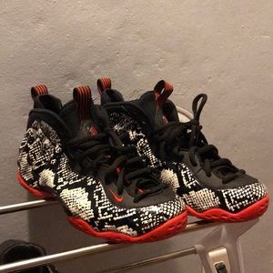 Foamposite albino snakeskin